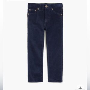 NEW J. Crew Crewcuts Boy Navy Blue Corduroy Pant, 8